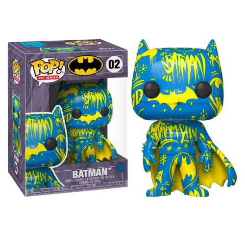 Бэтмен сине-желтый Арт серия с протектором Stack (Batman Blue and Yellow Art Series (Эксклюзив Target) (preorder WALLKY)) из комиксов ДС Комикс