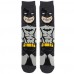 Бэтмен Тёмный рыцарь носки (Batman Dark Knight 360 Character Crew Socks) из комиксов ДС Комикс