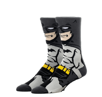 Бэтмен Тёмный рыцарь носки (Batman Dark Knight 360 Character Crew Socks) из комиксов ДС Комикс