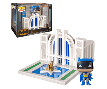 Batman with Hall of Justice Town из комиксов DC Comics