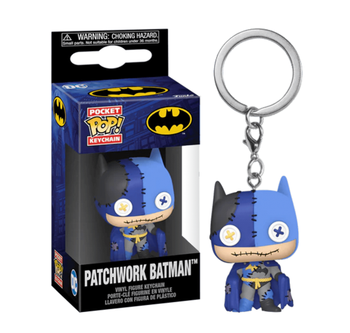 Бэтмен пэчворк брелок (Patchwork Batman keychain) из комиксов ДС Комикс