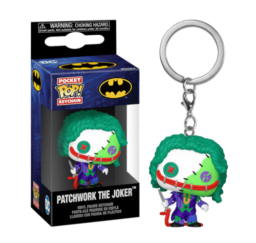 Джокер пэчворк брелок (Patchwork The Joker keychain) из комиксов ДС Комикс