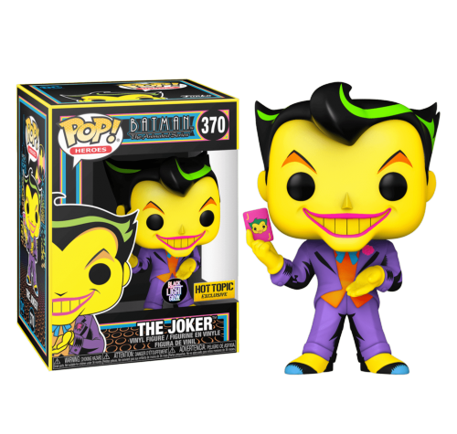 Джокер со стикером (Joker Black Light (Эксклюзив Hot Topic)) из комиксов ДС Комикс