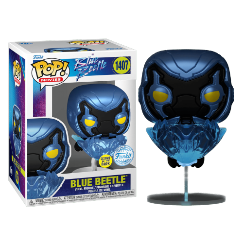 Синий Жук светящийся (Blue Beetle GitD (PREORDER USR) (Эксклюзив Target)) из фильма Синий Жук