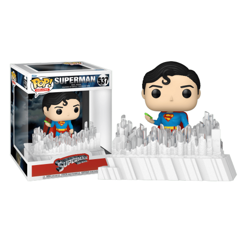 Супермен с кристаллом Крепость Одиночества делюкс (PREORDER EnApril25) (Superman with crystal Fortress of Solitude Deluxe) из фильма Супермен ДС Комикс