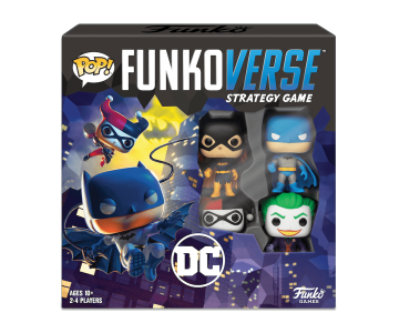 Batman, Batgirl, Harley Quinn and Joker Funkoverse Strategy Game 4-Pack из комиксов DC Comics
