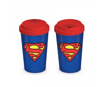 Superman Logo Travel Mug из комиксов DC Comics