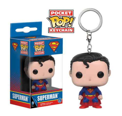 Супермен брелок (Superman Keychain) из комиксов ДС Комикс