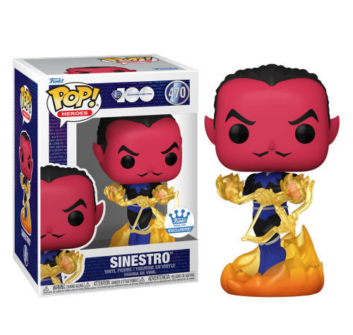 Синестро со стикером (Sinestro (Эксклюзив Funko Shop)) из комиксов ДС Комикс