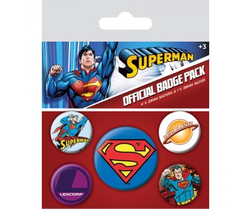 Superman Badge Pack из комиксов DC Comics