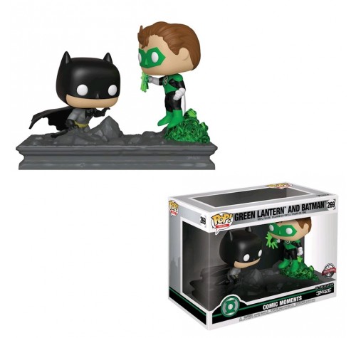 Зеленый Фонарь и Бэтмен Джим Ли (Green Lantern and Batman Jim Lee Comic Moments (Эксклюзив Gamestop)) из комиксов ДС Комикс