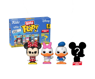 Minnie Mouse, Daisy Duck, Donald Duck and Mystery Bitty 4-Pack из мультиков Disney