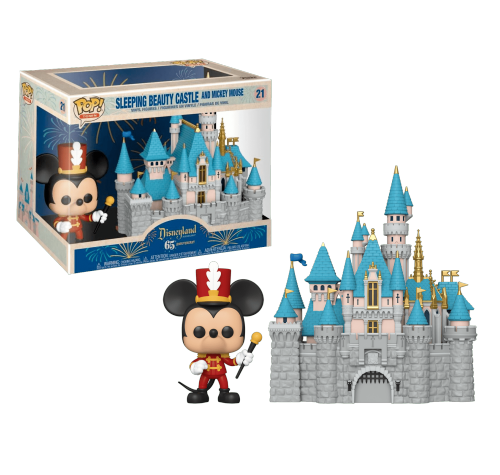 Микки Маус и Замок Спящей Красавицы (Sleeping Beauty Castle and Mickey Mouse) (preorder WALLKY) из серии в честь 65-летия Диснейленда