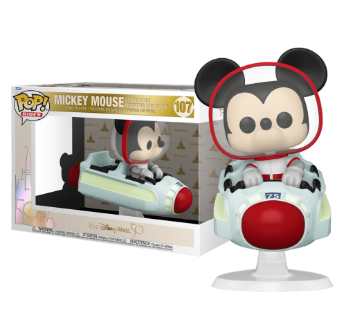 Микки Маус на Аттракционе Космические Горы (preorder WALLKY) (Mickey Mouse on Space Mountain Attraction Rides) из серии в честь 50-летия Диснейуорлда