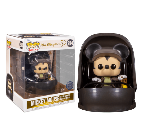 Микки Маус Особняк с привидениями (Mickey Mouse on the Haunted Mansion Buggy Rides (Эксклюзив Disney Store)) (preorder WALLKY) из серии в честь 50-летия Диснейуорлда