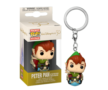 Peter Pan on Peter Pan Flight keychain (preorder WALLKY) из серии Walt Disney World 50th