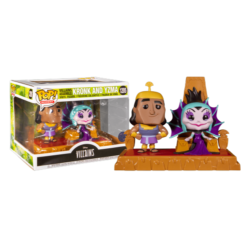 Изма и Кронк диорама (Yzma and Kronk Deluxe Diorama Disney Villains Assemble (preorder Premix) (Эксклюзив Hot Topic)) из серии Злодеи Дисней