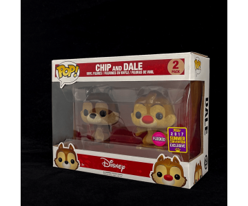 Chip and Dale flocked 2-pack (Эксклюзив SDCC 2017) из мультсериала Chip and Dale Rescue Rangers
