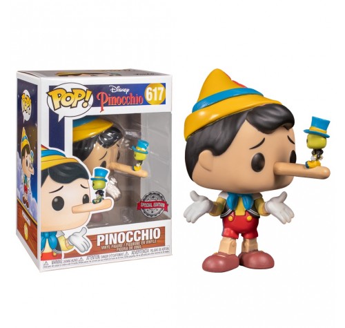 Пиноккио со сверчком Джимини (Pinocchio with Jiminy (Эксклюзив Pop in a Box)) из мультфильма Пиноккио