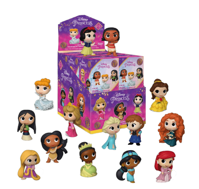 Принцессы Дисней ЗАКРЫТАЯ коробочка Мистери Минис (Disney Ultimate Princess Mystery Minis Blind Box) из мультфильмов Дисней