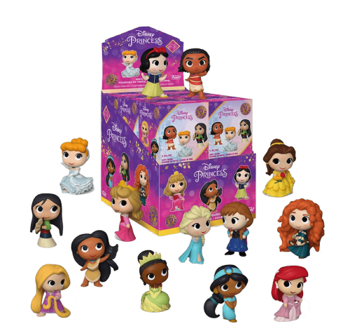 Принцессы Дисней ЗАКРЫТАЯ коробочка Мистери Минис (PREORDER EarlyMay24) (Disney Ultimate Princess Mystery Minis Blind Box) из мультфильмов Дисней