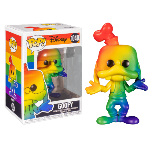 Гуфи радужный (Goofy Rainbow Pride 2021 (Эксклюзив Funko Shop)) из мультиков Дисней