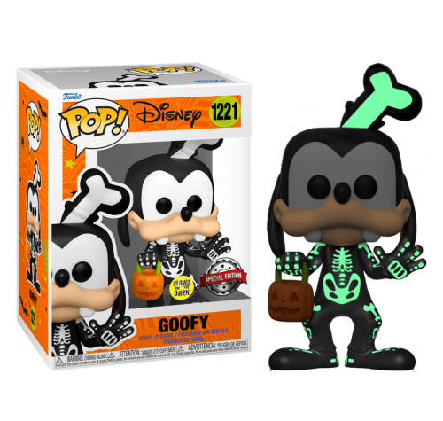 Гуфи Скелет светящийся (Goofy as Skeleton GitD (Эксклюзив Entertainment Earth)) из мультиков Дисней Хэллоуин