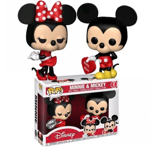 Микки Маус и Минни Маус (Mickey Mouse and Minnie Mouse Valentine 2-pack (Эксклюзив)) из мультиков Дисней