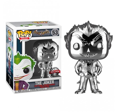 Джокер серебряный хром (Joker Silver Chrome (Эксклюзив Target)) (preorder WALLKY) из игры Бэтмен: Лечебница Аркхэм