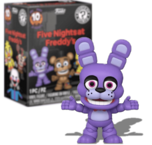 Бонни ФНАФ ЗАКРЫТАЯ коробочка мистери минис (Bonnie The Rabbit FNAF 10th Anniversary mystery minis) из игры Пять Ночей с Фредди