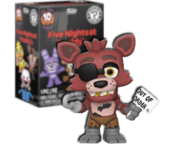 Foxy FNAF 10th Anniversary mystery minis из игры Five Nights at Freddy's