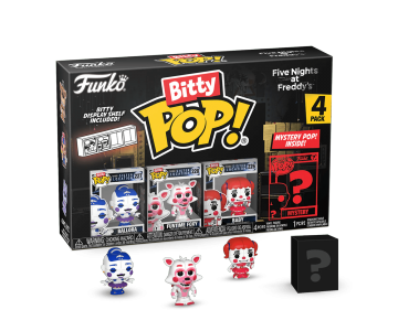 Ballora, Funtime Foxy, Baby and Mystery Bitty 4-pack (preorder WALLKY) из игры Five Nights at Freddy's