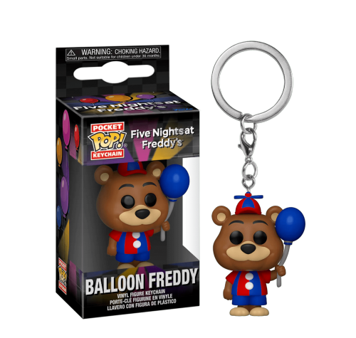 Фредди брелок (Balloon Freddy keychain) из игры Пять Ночей с Фредди: Цирк Воздушных Шариков