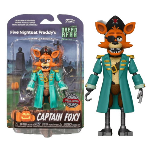 Капитан Фокси (PREORDER MidSept) (Captain Foxy Action Figure (Эксклюзив Walmart)) из игры Пять ночей с Фредди