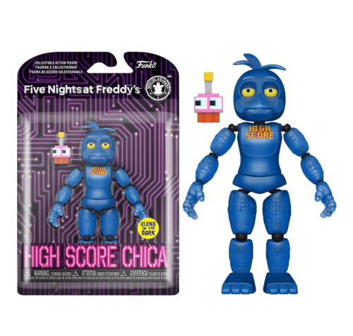 Чика светящаяся (Chica High Score GitD Action Figure) (PREORDER MidEndAug)  из игры Пять ночей с Фредди