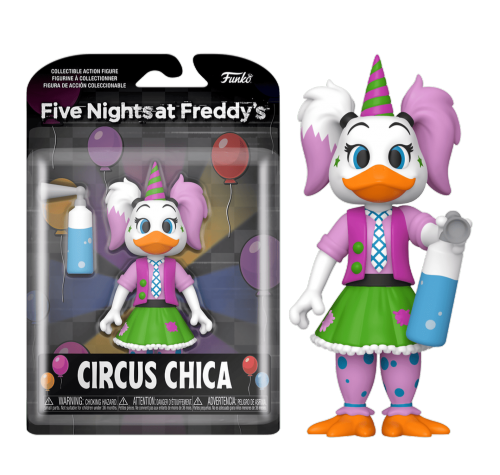 Чика (Circus Chica Action Figure) (PREORDER USR) из игры Пять Ночей с Фредди: Цирк Воздушных Шариков