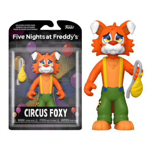 Фокси (Circus Foxy Action Figure) из игры Пять Ночей с Фредди: Цирк Воздушных Шариков
