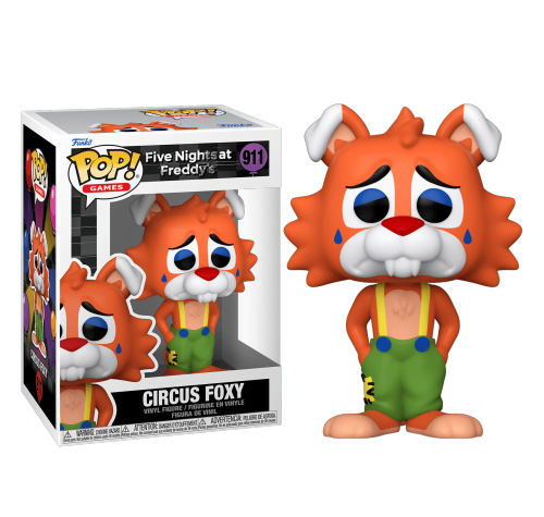 Фокси (Circus Foxy) из игры Пять Ночей с Фредди: Цирк Воздушных Шариков