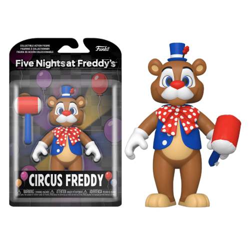 Фредди (Circus Freddy Action Figure) (PREORDER USR) из игры Пять Ночей с Фредди: Цирк Воздушных Шариков