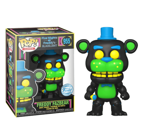 Фредди Фазбер (Freddy Fazbear Blacklight (Эксклюзив Hot Topic)) из игры Пять ночей с Фредди