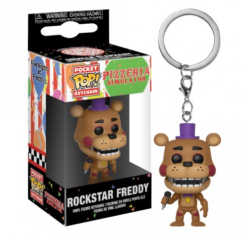 Фредди Рок-звезда брелок (Freddy Rockstar Keychain) из игры Фредди Фазбер симулятор Пиццерии