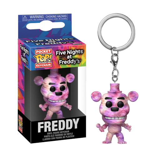 Фредди в технике тай-дай брелок (Freddy Tie Dye keychain) из игры Пять ночей с Фредди