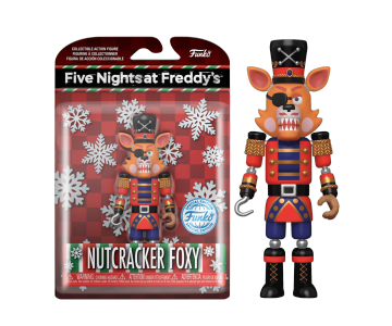 Holiday Nutcracker Foxy Action Figure (Эксклюзив Walmart) из игры Five Nights at Freddy's
