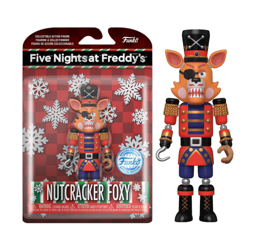Фокси Щелкунчик (Holiday Nutcracker Foxy Action Figure (PREORDER EarlyMay242) (Эксклюзив Walmart)) из игры Пять ночей с Фредди
