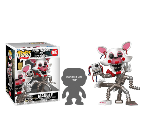 Мангл 15 см (PREORDER EarlyJune25) (Mangle 6-inch Super Sized) из игры Пять ночей с Фредди