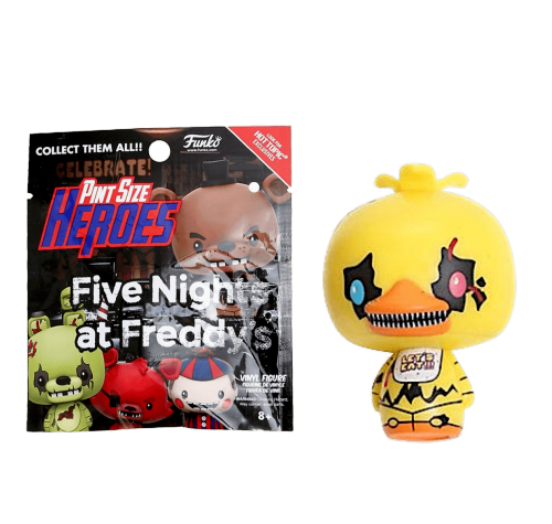 Кошмарная Чика пинт сайз (Nightmare Chica pint size heroes) из игры Пять ночей с Фредди