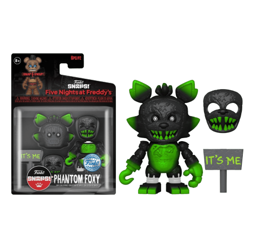 Фантом Фокси (Phantom Foxy SNAPS! (PREORDER EarlyDec23) (Эксклюзив Walmart)) из игры Five Nights at Freddy's