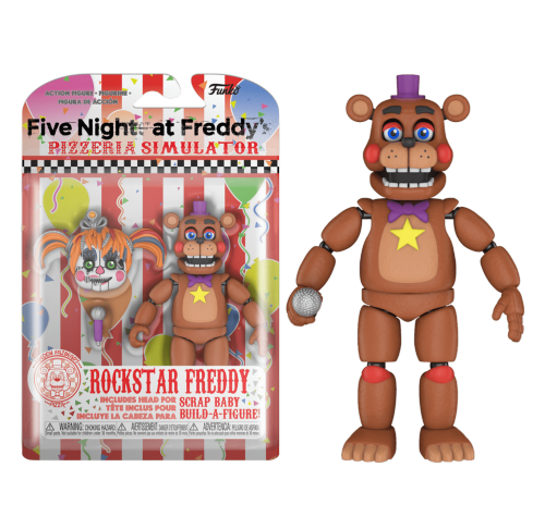 Рокстар Фредди (Rockstar Freddy Action Figure) из игры Пять ночей с Фредди