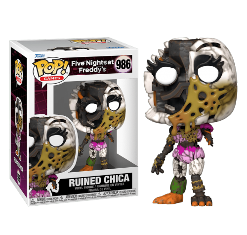 Чика (Ruined Chica) (PREORDER MidNov24) из игры Пять ночей с Фредди Нарушение безопасности Руины