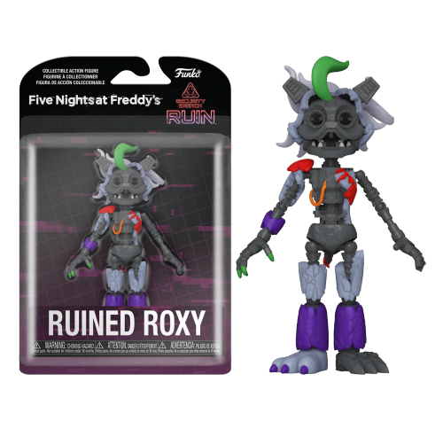 Рокси 13 см (Ruined Roxy 5-inch Action Figure) (PREORDER MidNov24) из игры Пять ночей с Фредди Нарушение безопасности